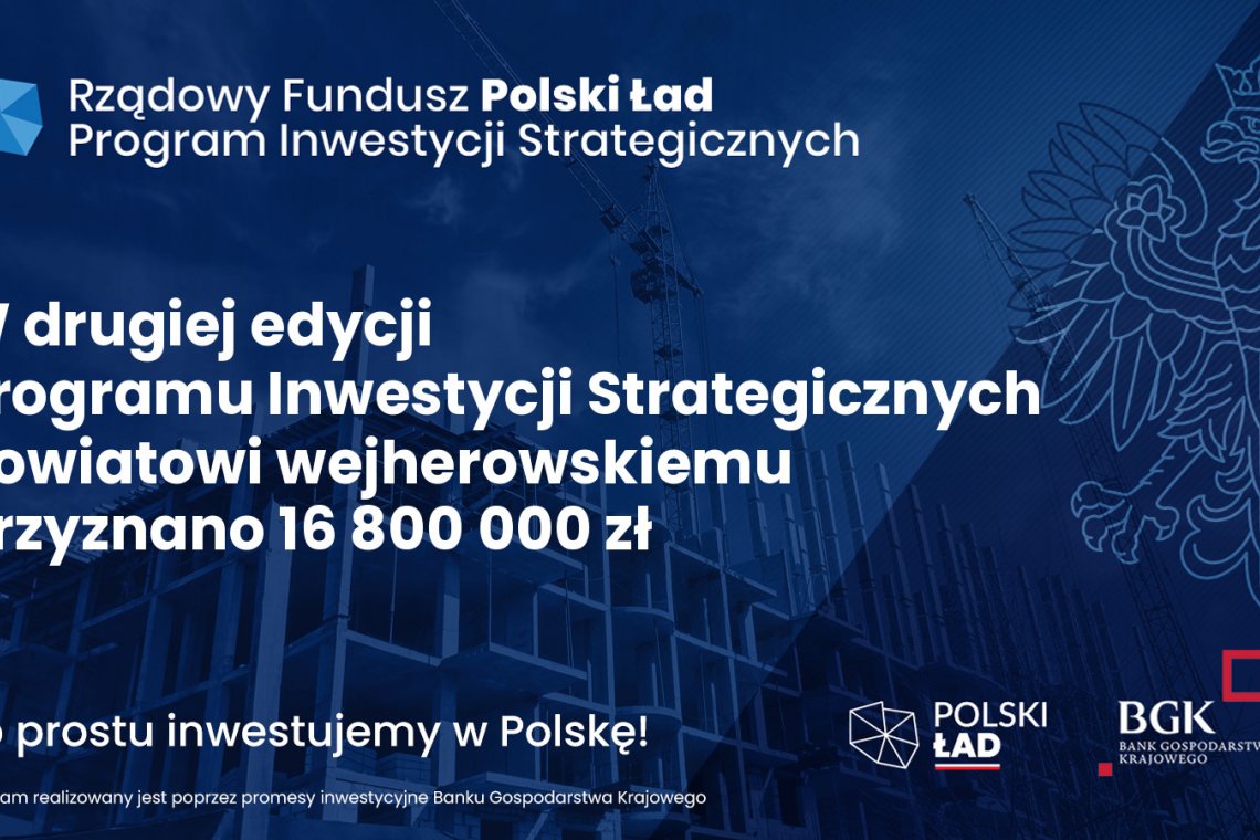 Dofinansowanie na zadanie inwestycyjne: Rozbudowa drogi powiatowej nr 1410G Luzino-Sopieszyno-Dąbrówka na odcinku Luzino-Robakowo – etap I – dojazd do trasy S6