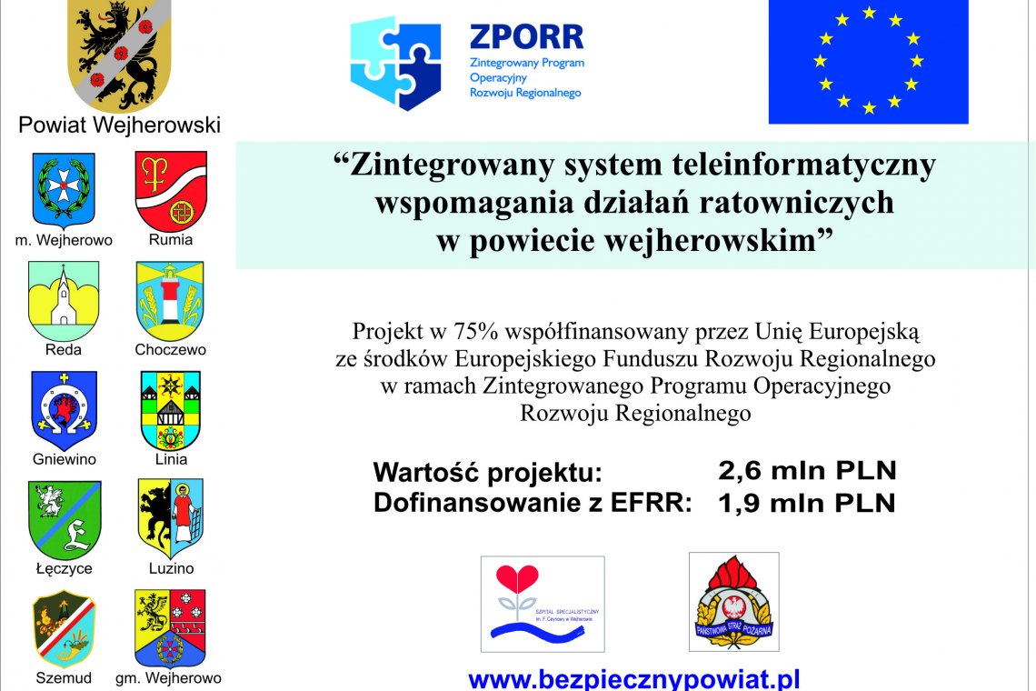 Zintegrowany system teleinformatyczny wspomagania działań ratowniczych w powiecie wejherowskim