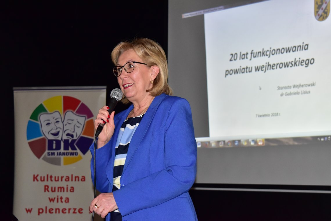 Wykład starosty na rumskim UTW