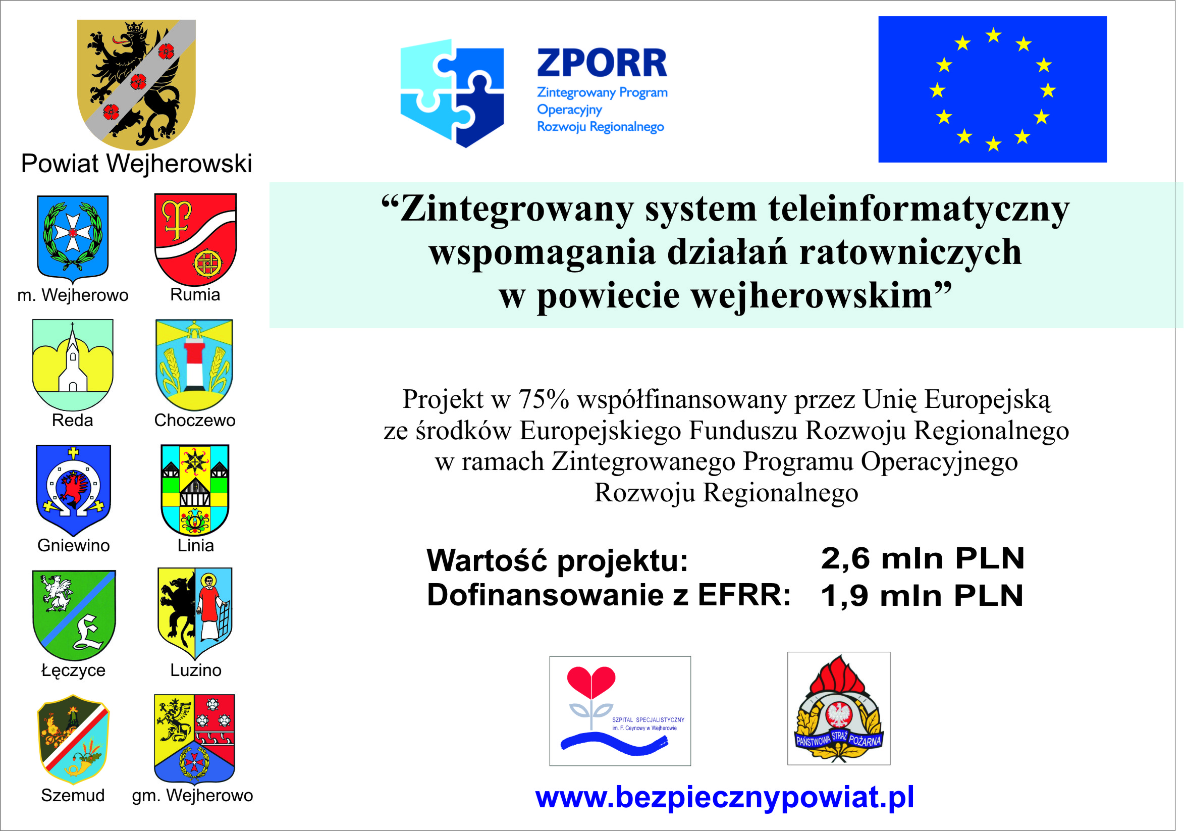 Zintegrowany system teleinformatyczny wspomagania działań ratowniczych w powiecie wejherowskim