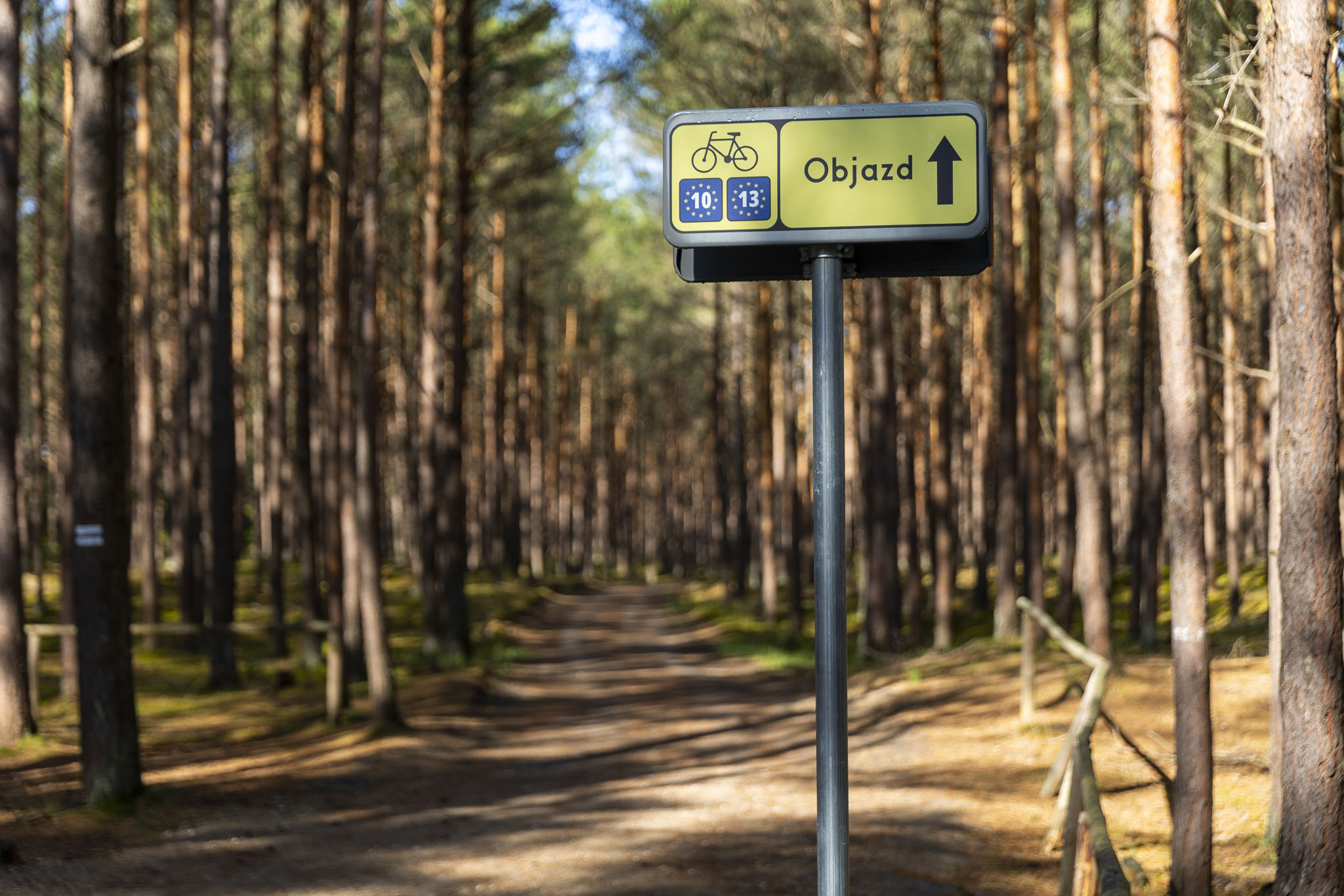 EuroVelo w gminie Choczewo z widokiem na Bałtyk - nowy przebieg trasy 10/13